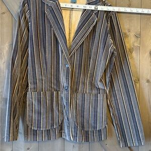 Vintage Striped Women's Blazer